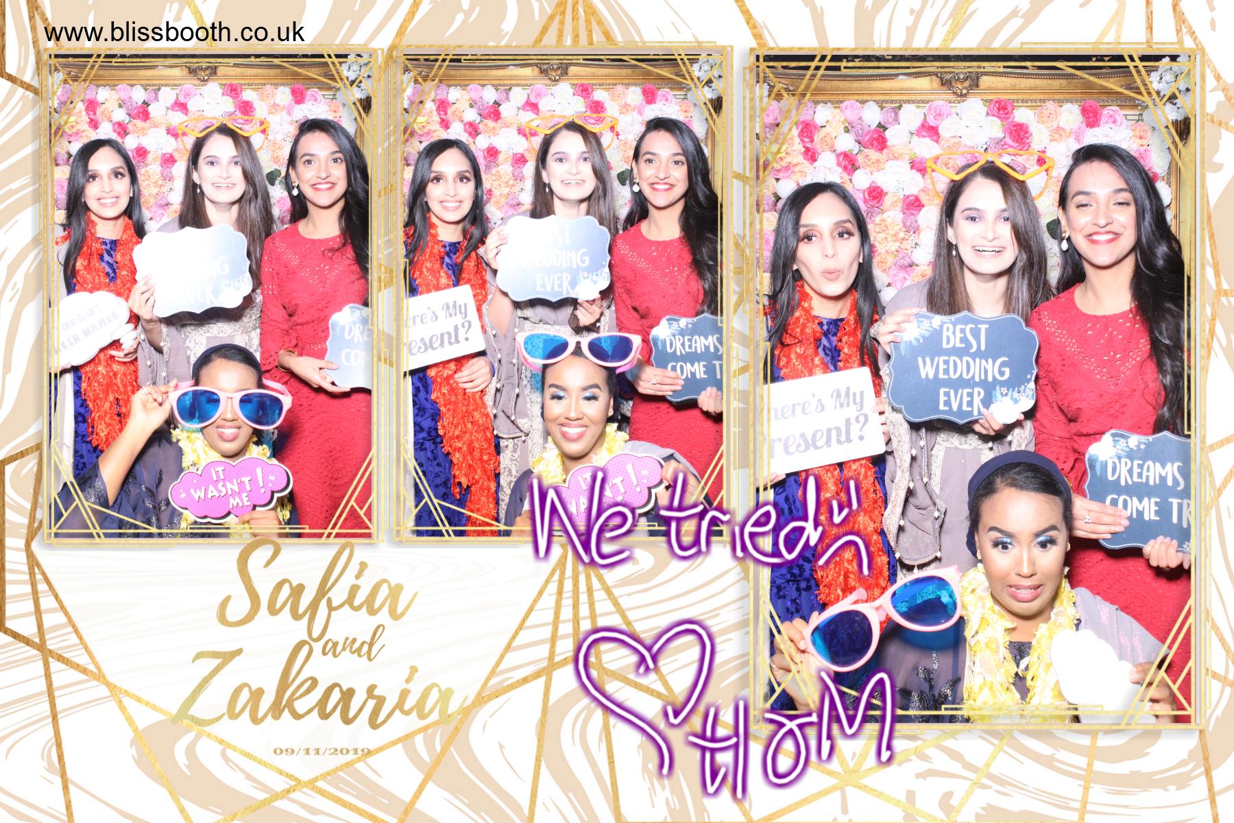 Safia & Zakaria | View more photos from the event at gallery.blissbooth.co.uk/u/BlissBooth/Safia-Zakaria